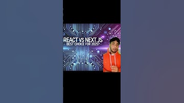 React vs Next.js – Which One Should You Learn in 2025? (Web Dev Guide!)