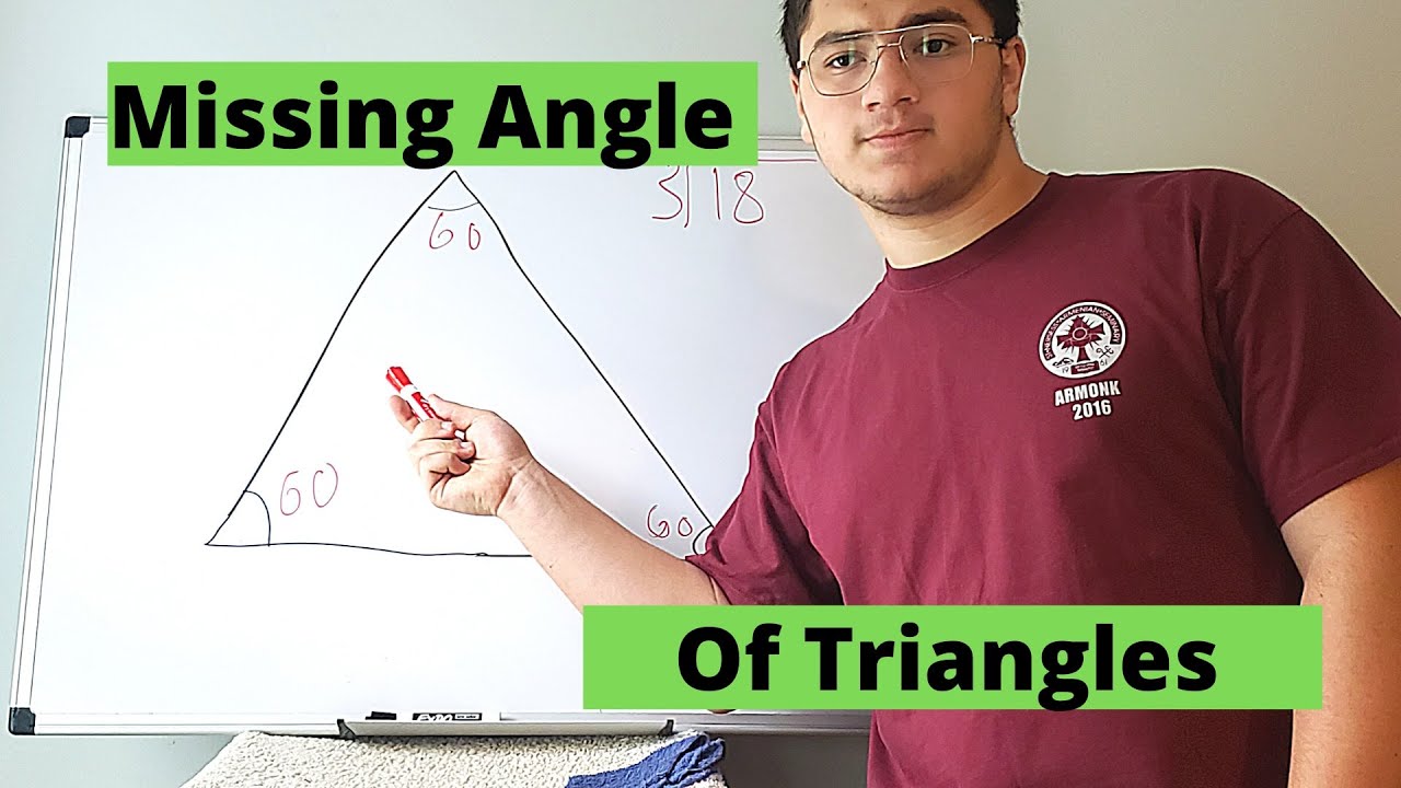 6th Grade Math- Missing Angle In A Triangle - YouTube