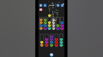 Lv 385 Ball Sort Puzzle - Color Game / 顏色分類遊戲 / ボールソーティングパズル (Guru Game)  #ballsortpuzzle