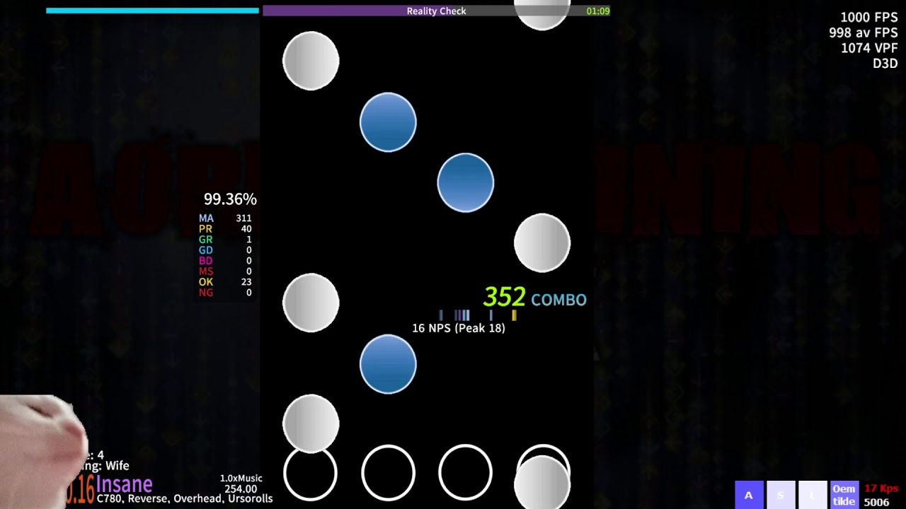 Etterna - Beating my first 20+