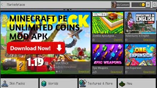 MINECRAFT PE 1.19 UNLIMITED COINS APK screenshot 3