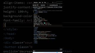 Counter in HTML CSS JS#shorts