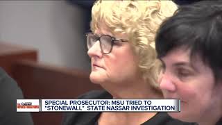 Special prosecutor report: MSU tried to 'stonewall' investigation into Nassar scandal