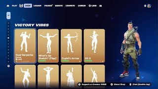 Fortnite Buying Shake Ah And Dual Serpents Emotes