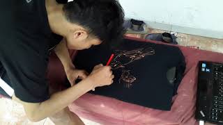 Bleach - Teknik Lukis Cabut Warna Di Kaos Menggunakan Bayclin