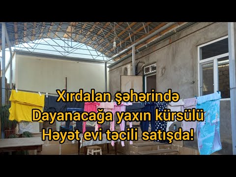 Obyekt+Geniş Çardaqlı Həyət evi cəmi 45.000 AZN! Tələsin belə evlər nadir hallarda olur. #xirdalanda