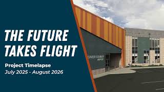 Full CCBC Aviation Sciences Center Construction Timelapse | The Future Takes Flight News