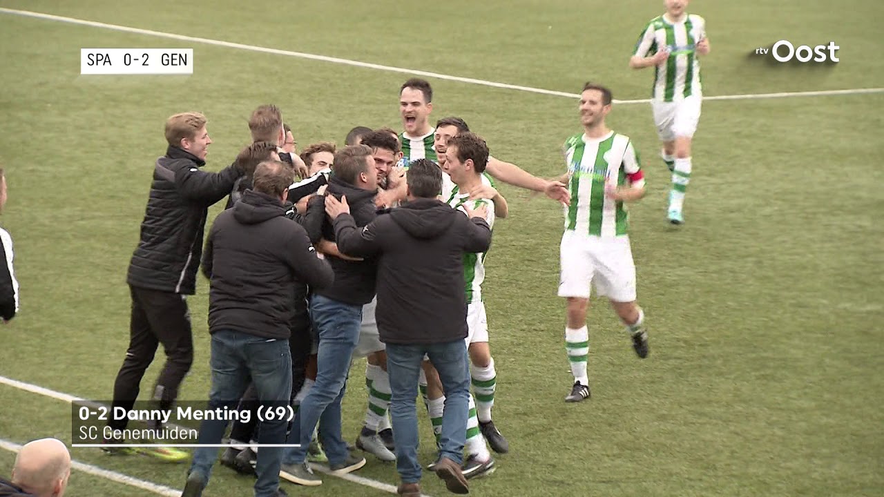 SC Genemuiden wint bij Sparta Nijkerk en ziet concurrentie punten morsen