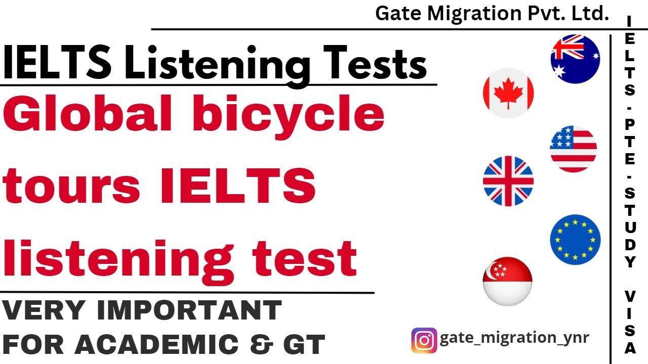 listening test global bicycle tours