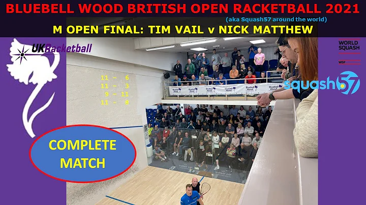 BRITISH OPEN 2021 FINAL: TIM VAIL v NICK MATTHEW