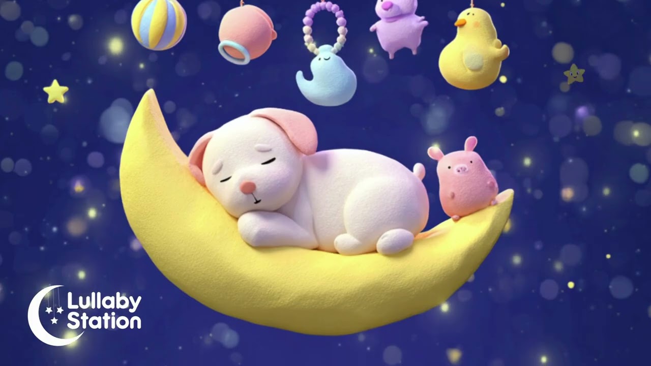 Mozart & Brahms Lullabies 🌛 Baby Sleep Music 💤 Sleep Instantly in 3 Minutes 🎵 Baby Sleep Fast
