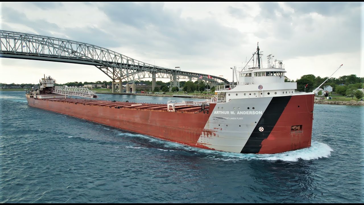 ARTHUR M. ANDERSON / Upbound Port Huron, Michigan 7112023 YouTube