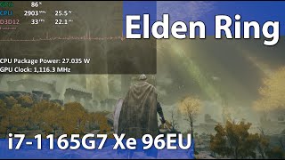 Elden Ring on Intel Iris Xe (i7-1165G7) - Gameplay Benchmark Test
