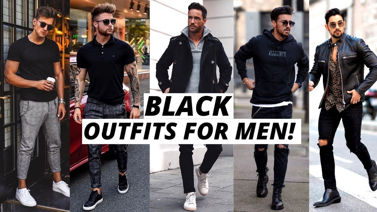 BLACK Shirt Outfit Ideas For Men 2023, LATEST Black Shirts Combinations