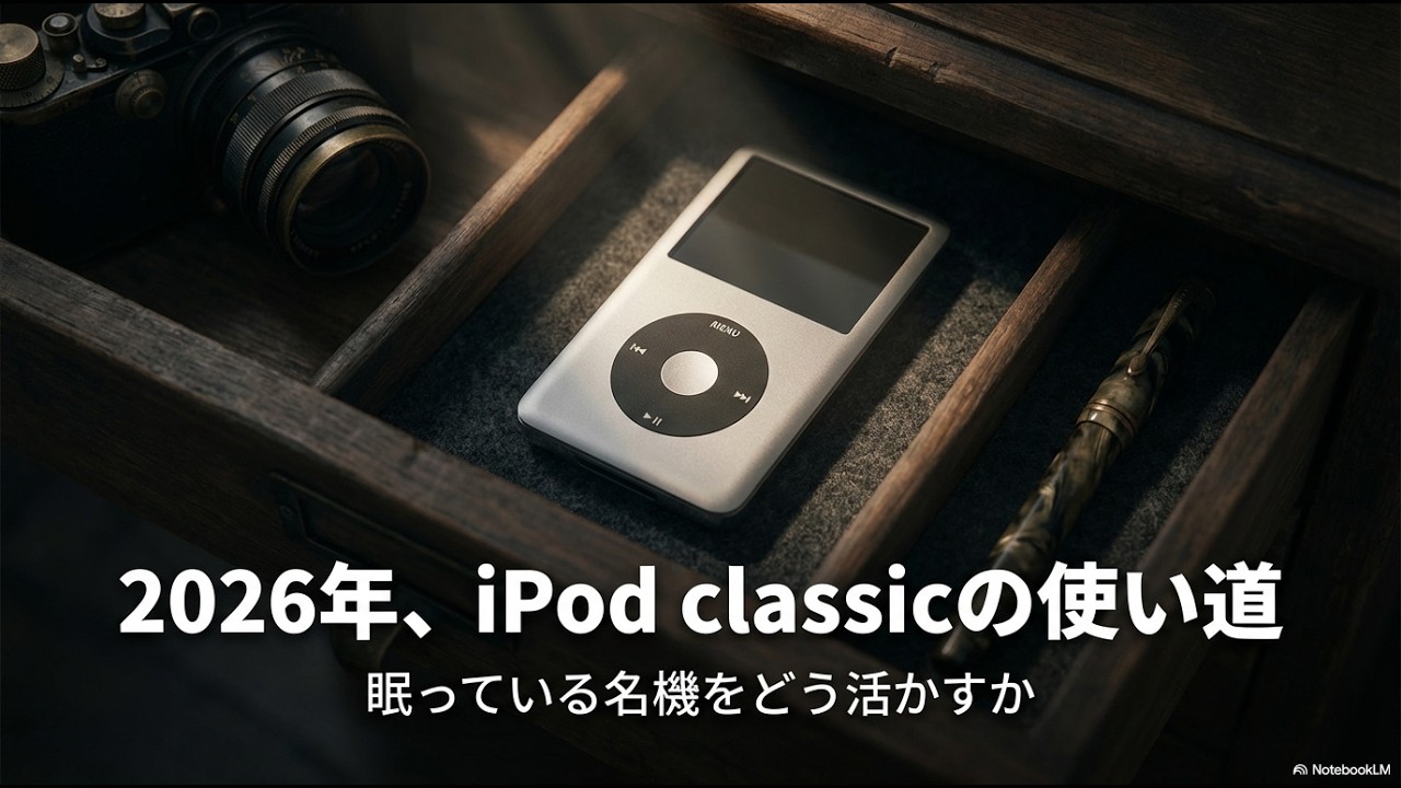 iPod classicの使い道 2026年版