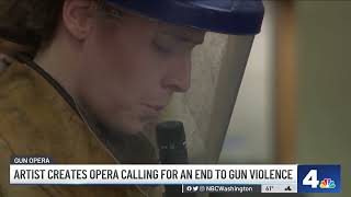Artist Calls for End to Gun Violence, Makes Music With Melted Down Weapons | NBC4 Washington