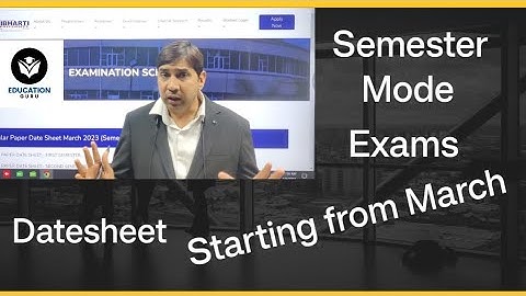 SVSU! Swami Vivekanand subharti University Meerut datesheet declared for Semester mode March 2022