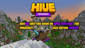 Last Day On HiveMC Minecraft Java Server!