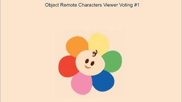 Object Remote Characters Viewer Voting Episode 1