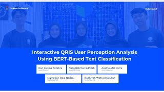 Interactive QRIS User Perception Analysis Using BERT-Based Text Classification