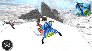 Base Jump Wing Suit Flying - Gameplay Walkthrough Part 1 - Racing Game Levels To Play (iOS, Android)