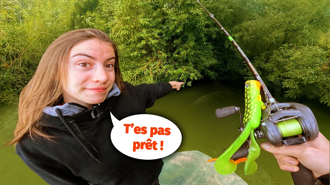 Elle pêche pour la première fois et je ne m’attendais pas à ça !!