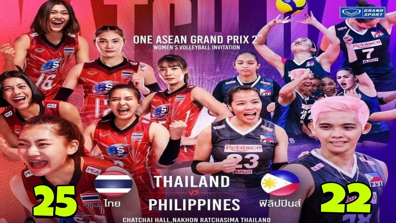 PHILIPPINES TEAM VS THAILAND / ASEAN GRAND PRIX / SET 2 /SEPTEMBER 9 ...