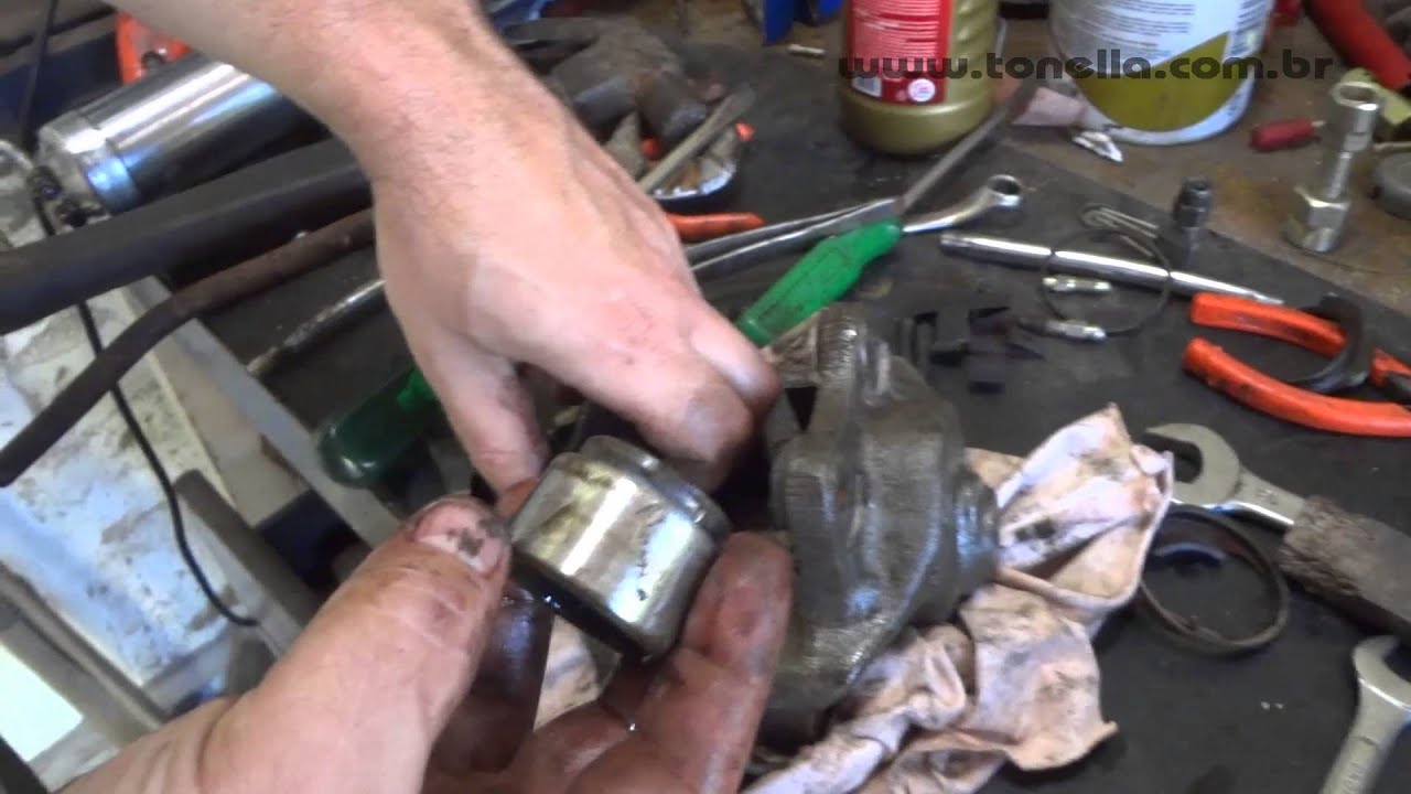 Tonella - reparo da pinça de freio do fusca 2/5