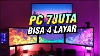 @479 Rakit PC 7 jutaan dengan 4 multi monitor screenshot 5