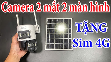 Camera Yoosee 2 Mắt Năng Lượng Mặt Trời 4G || Hướng Dẫn Sử Dụng Và Cài Đặt Camera Xem Trên ĐT