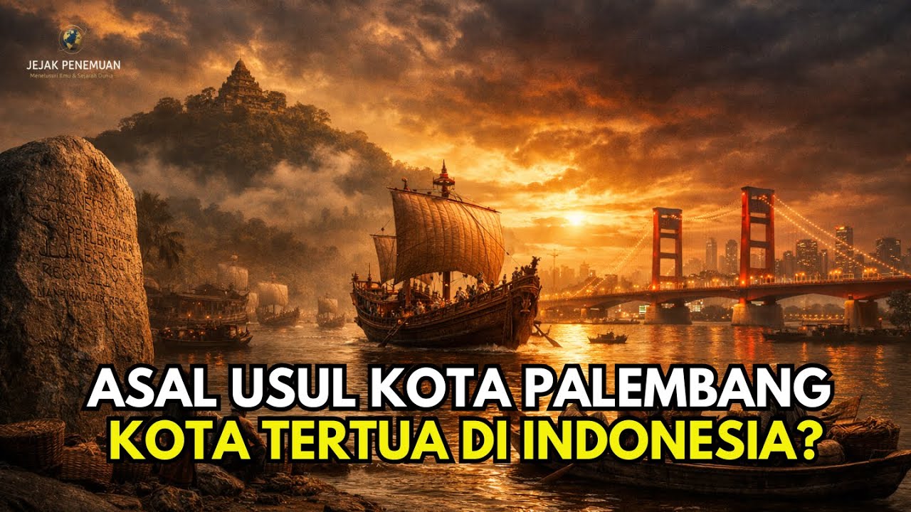 ASAL USUL KOTA PALEMBANG | TERNYATA SUDAH ADA SEJAK 1.300 TAHUN LALU! INI KISAH AWALNYA