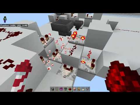 Minecraft Bedrock | Redstone | hex transmitter one