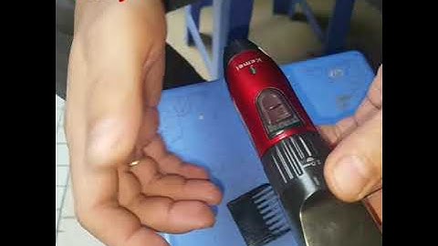 Bài 1 - Dạy mài tông đơ - Cách kiểm tra lực tông đơ sạc trước khi mài