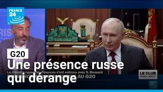 G20 Finance : l'UE ne digère pas l'invitation du ministre russe par les États-Unis • FRANCE 24