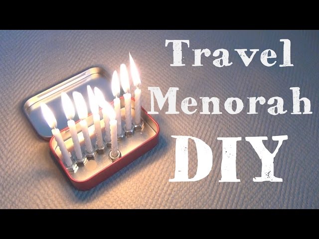 Travel Menorah ♥ 8 DIYs of Hanukkah class=