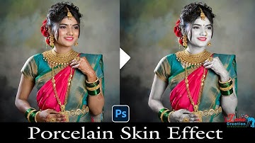 How to Get Glowing White Porcelain Skin in Photoshop | Porcelain Skin Effect