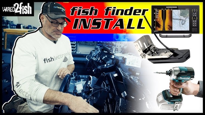 SAVE $$! How to INSTALL Your Own Depth Finder! Flush Mount, In