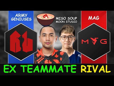 Ex teammate rival - Army Geniuses Mansion vs Myth Avenue Gaming Moon Studio Miso Soup Dota 2