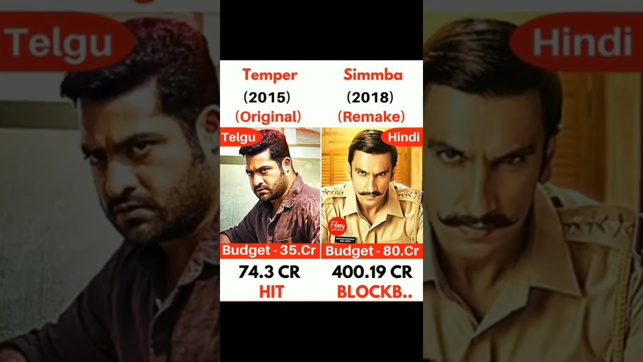 Temper vs Simmba Movie Comparison 