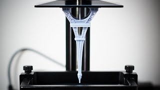 Eiffel Tower Resin 3D Printing Timelapse 4K ft. the Elegoo Mars