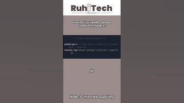 Node JS Garbage Collection in Node.js #nodejsinterviewquestions #nodejstutorial #nodejs #job #