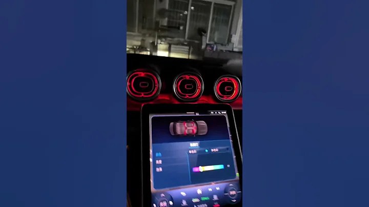 64 Colors Car Interior LED Ambient Light for Mercedes Benz C-class W206 / GLC X254 2022-2025