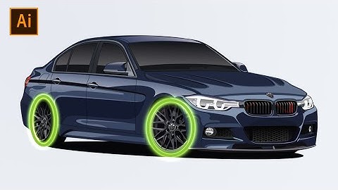 Adobe Illustrator CC Tutorial | How to Illustrate a Car Part 7 | How to Draw Wheels BMW F30