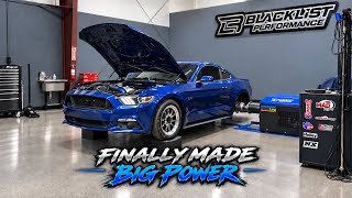 OUR BIGGEST POWER NUMBER YET!  twin turbo mustang is ready for the track!