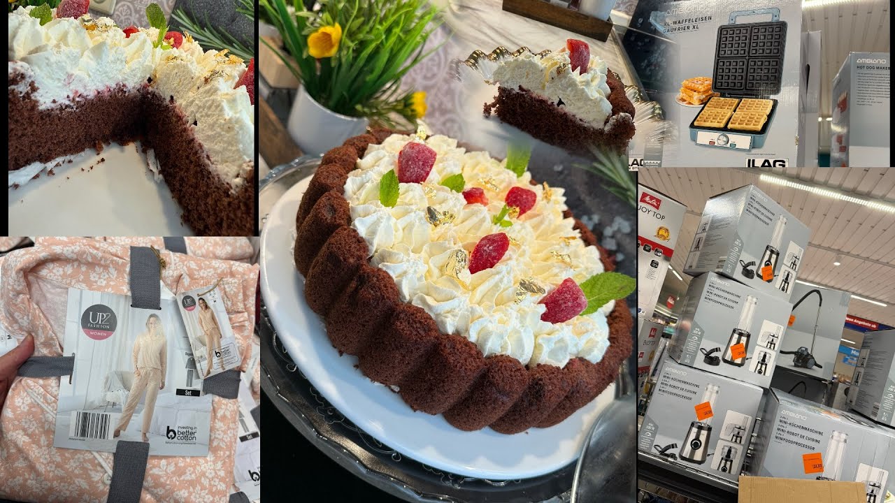 أسهل وألذ #كيكة بمكونات بسيطة كتجي لذيذة#كريمة سهلة👌جديد محل#aldi تخفيضات #ملابس #الشتاء لوليدات👌