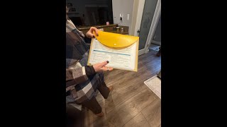 Plasic snap file folder envelope envelopes