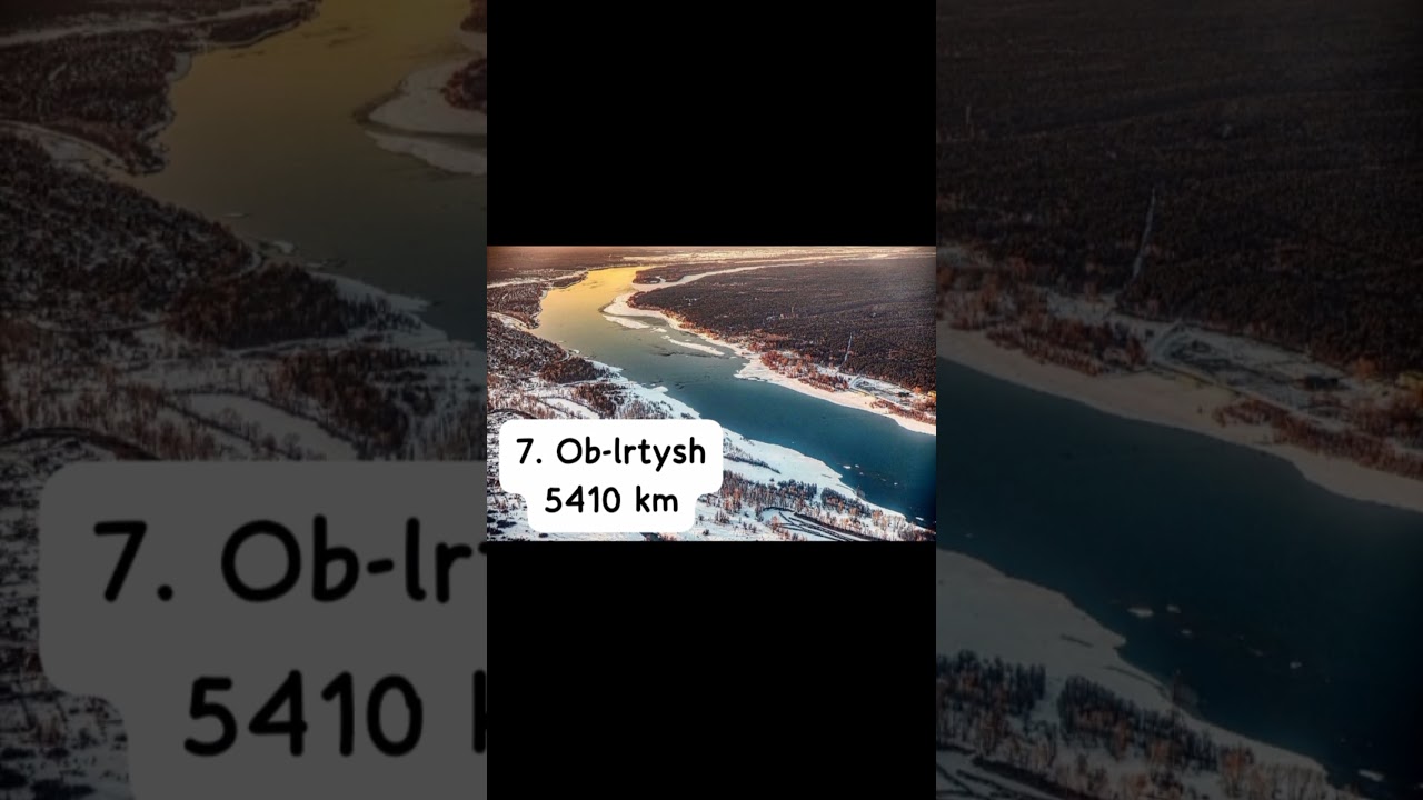 Top 10 longest rivers in the world 🌎🌍 