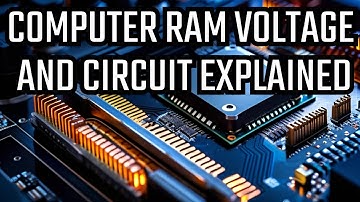 Computer RAM Voltages and Circuit Explained - Random Access Memory - Motherboard Repair, DDR4, DDR3