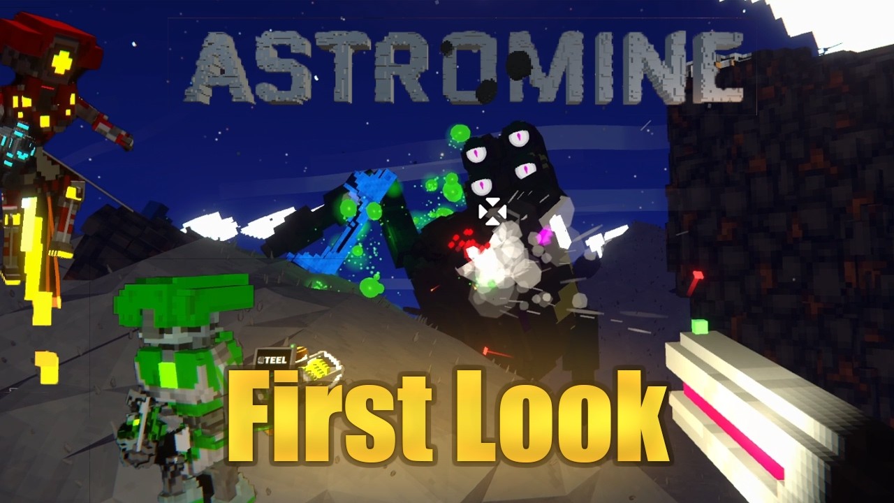 Is Astromine the Next Minecraft in Space? (First Look) - YouTube