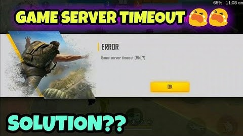 Game Server Timeout (MM_7) Free Fire| Game Server Timeout Problem Solution Free Fire| FF New Problem